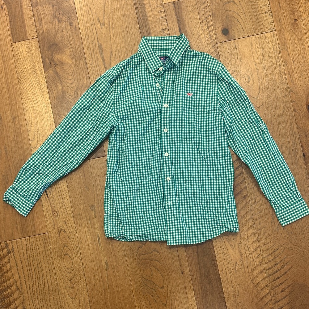 Vineyard Vines Boys Button down Shirt (12-14)